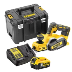 DeWalt DCP580A1 18V XR Brushless Planer With 1x 5.0Ah Battery