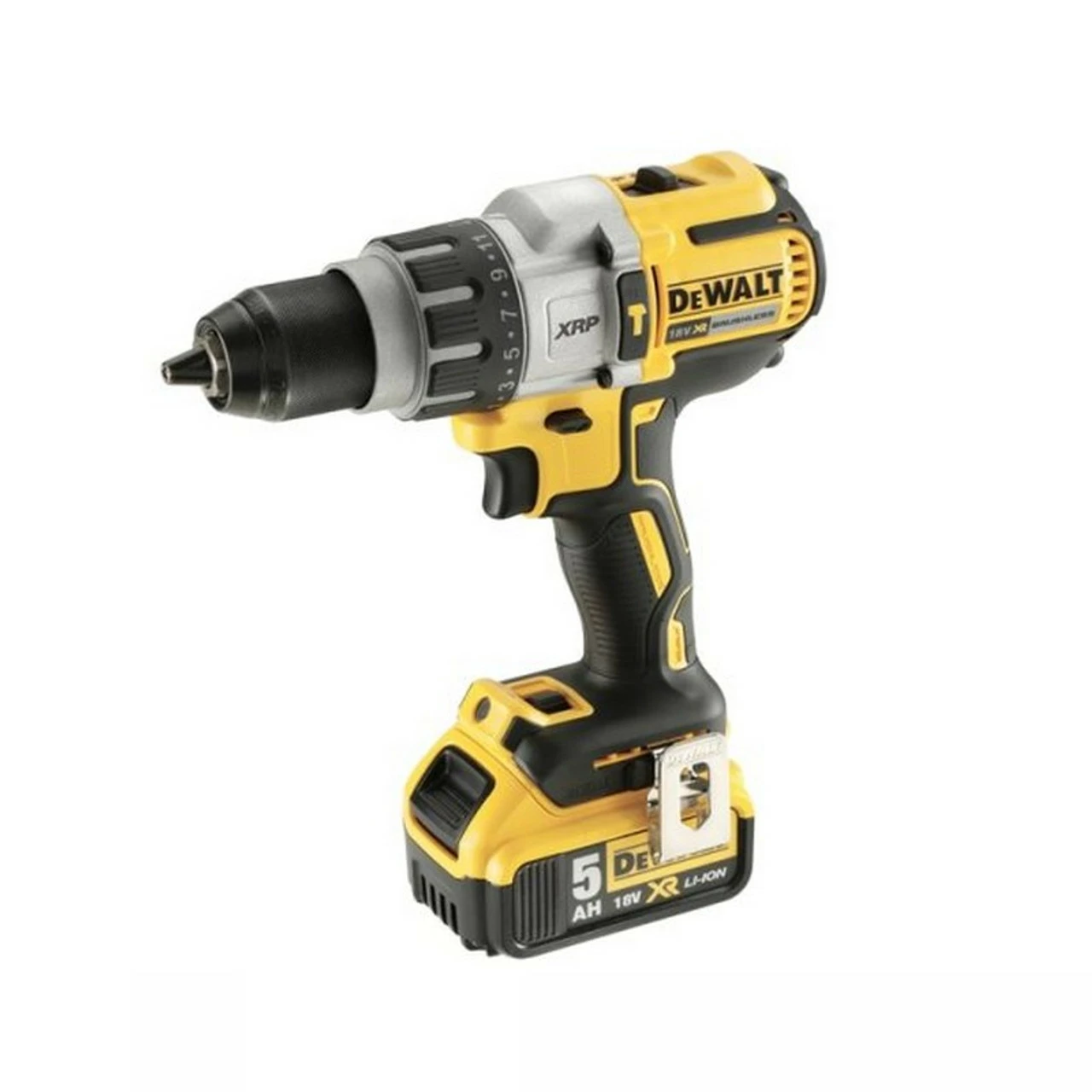 DeWalt DCD996P2 18V XR Brushless Combi Drill With 2x 5.0Ah Batteries - Image 2