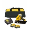 DeWalt DCN692 XR 18V BL First Fix Angled Nail Gun With 2x 5.0Ah Batteries & DCB115 Charger