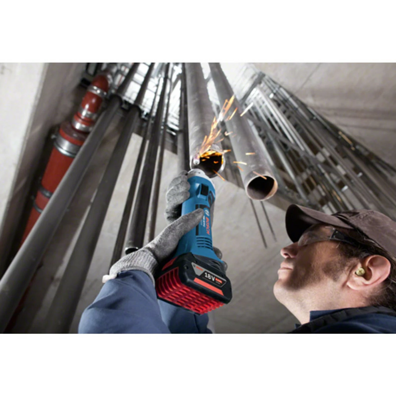 Bosch GGS 18 VLIN 18V Cordless Straight Grinder (Body Only) - Image 4