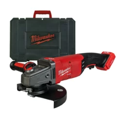 Milwaukee M18 ONEFLAG230XPDB-0C FUEL™ ONE-KEY™ 18V BL 230mm Braking Angle Grinder With Paddle Switch In A Case (Body Only)