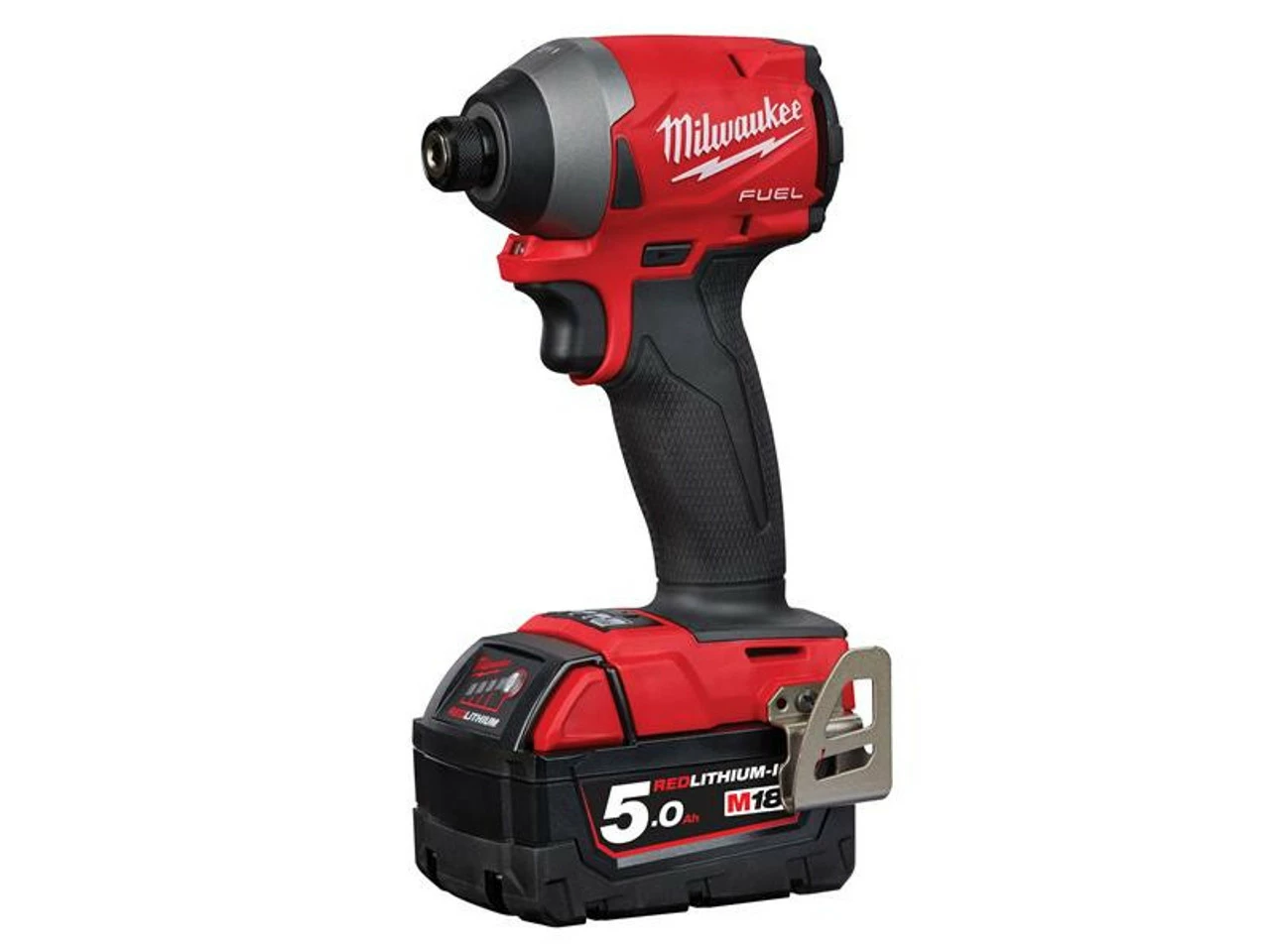 Milwaukee M18 FID2-0X 18V Impact Driver With 1x 5.0Ah Battery & Concrete Frame Screw Pack, 72 - 152mm (5000 Mixed Pack) - Image 4