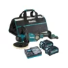 Makita PV001GD201 40V Max XGT Brushless 180mm Polisher With 2x 2.5Ah Batteries