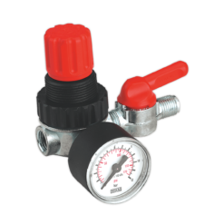 Sealey SA5/RG/14 Air Regulator 1/4"BSP Female - 1/4"BSP Male
