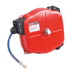 Sealey SA90 Retractable Air Hose Reel 12m Ø8mm ID TPU Hose
