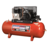 Sealey SAC42055B Compressor 200L Belt Drive 5.5hp 3ph 2-Stage With Cast Cylinders