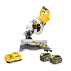 DeWalt DCS777T2-GB 54V XR Flexvolt 216mm Mitre Saw With 2 X 6.0Ah Batteries